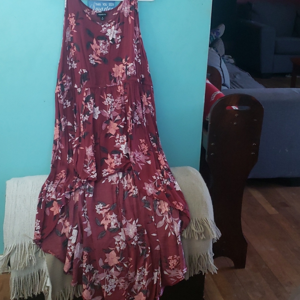 Torrid high low/tunic top